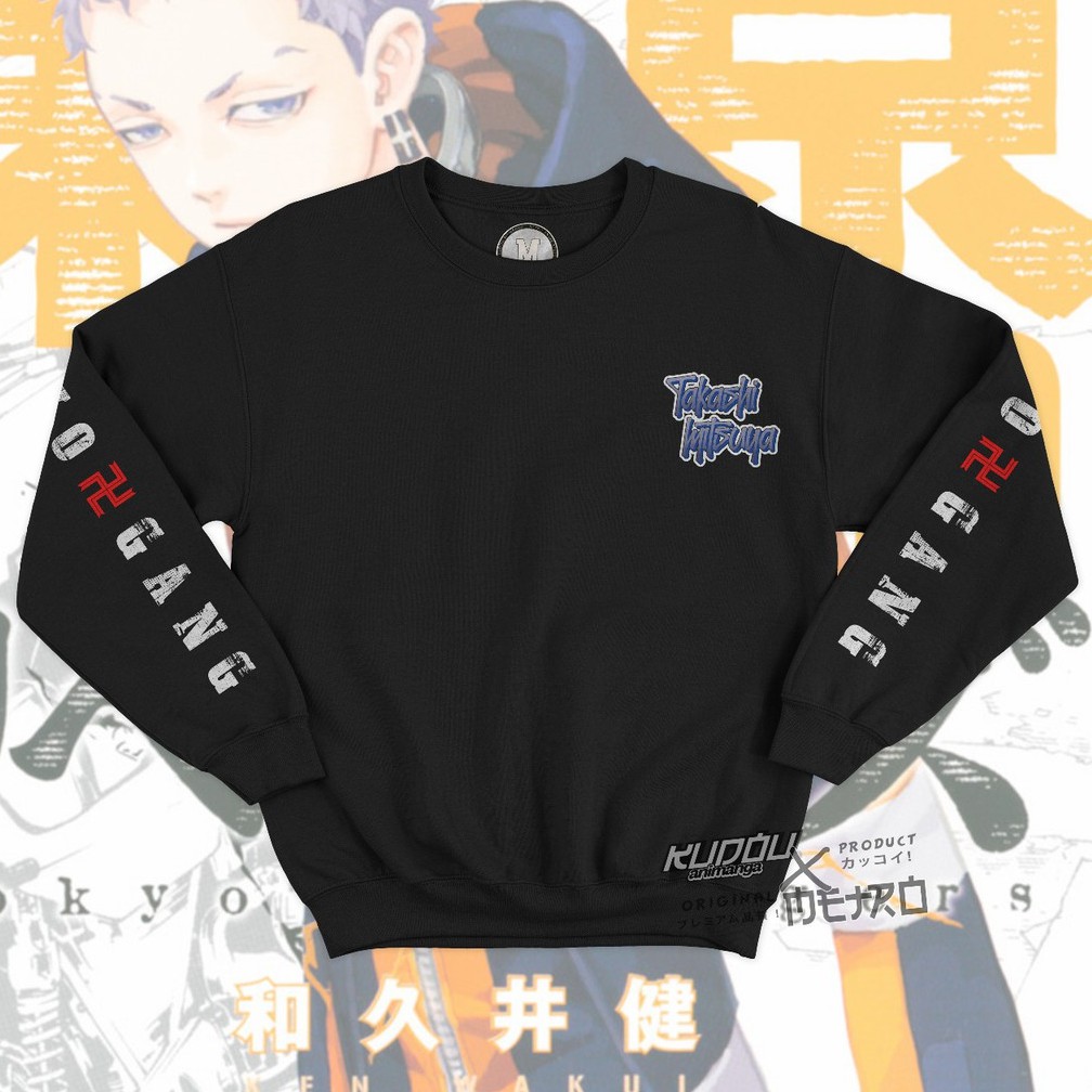 Crewneck Takashi Mitsuya Anime Manga Tokyo Revengers Premium Unisex