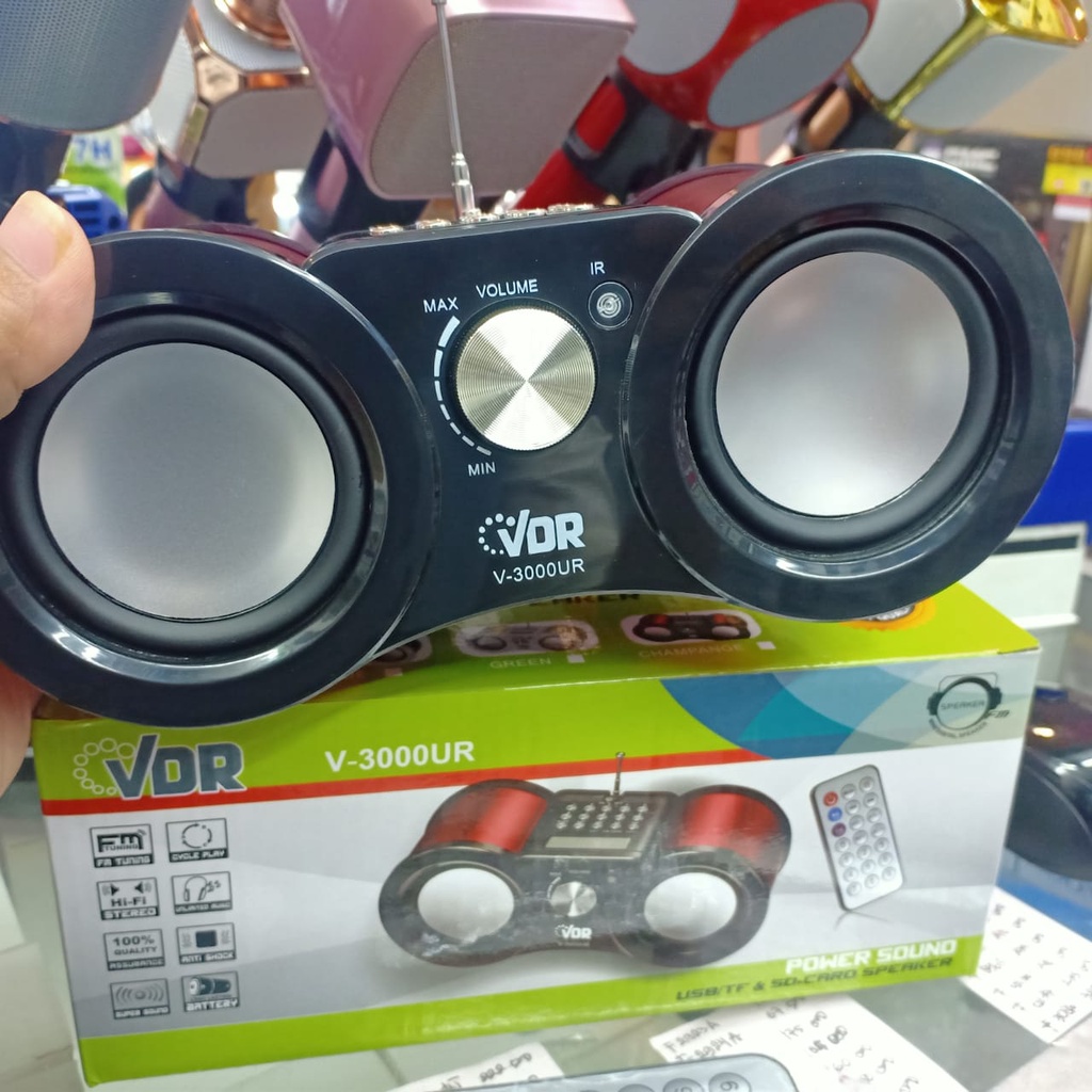 Speaker Mp3 VDR V3000UR  with USB/SD Card Function
