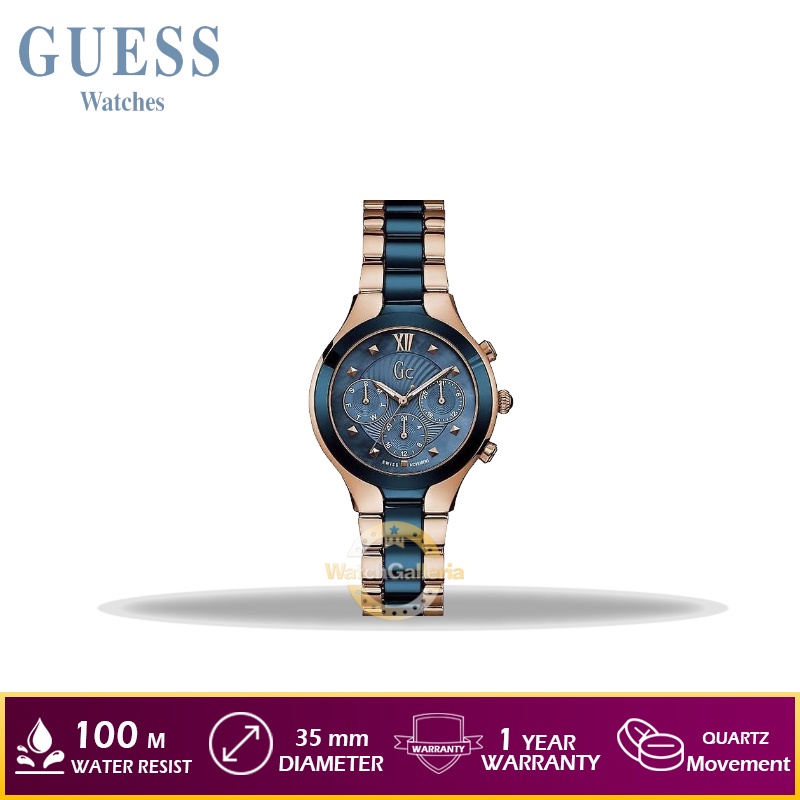 Jam Tangan Wanita GUESS GC Y30003L7 Stainless Steel Original