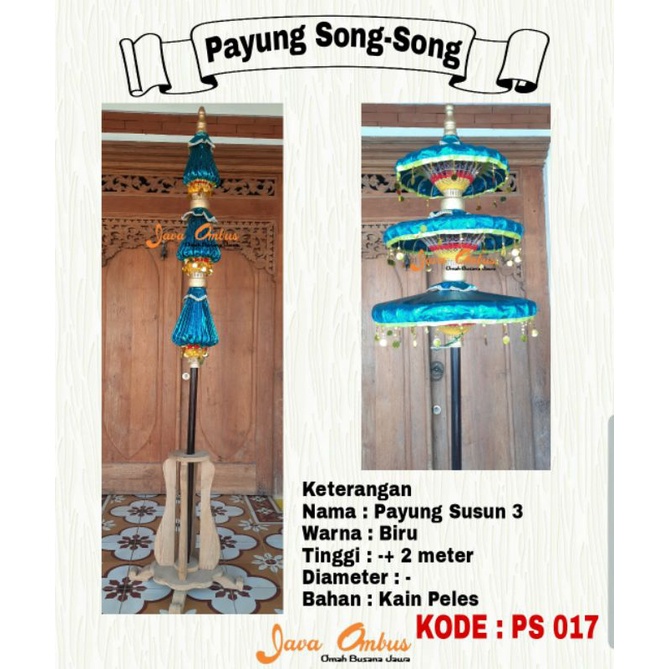 Payung Hias Payung songsong Payung songsong agung Payung keraton Payung agung Kode PS017 |  Java Omb
