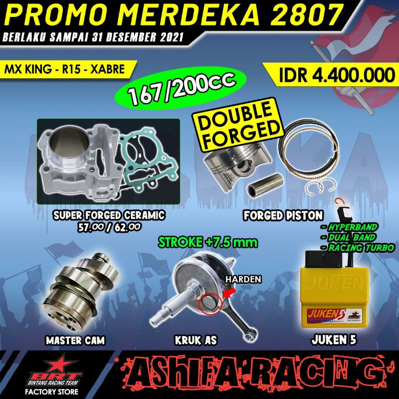 PROMO PAKET BORUP BRT ( MX KING & XABRE )