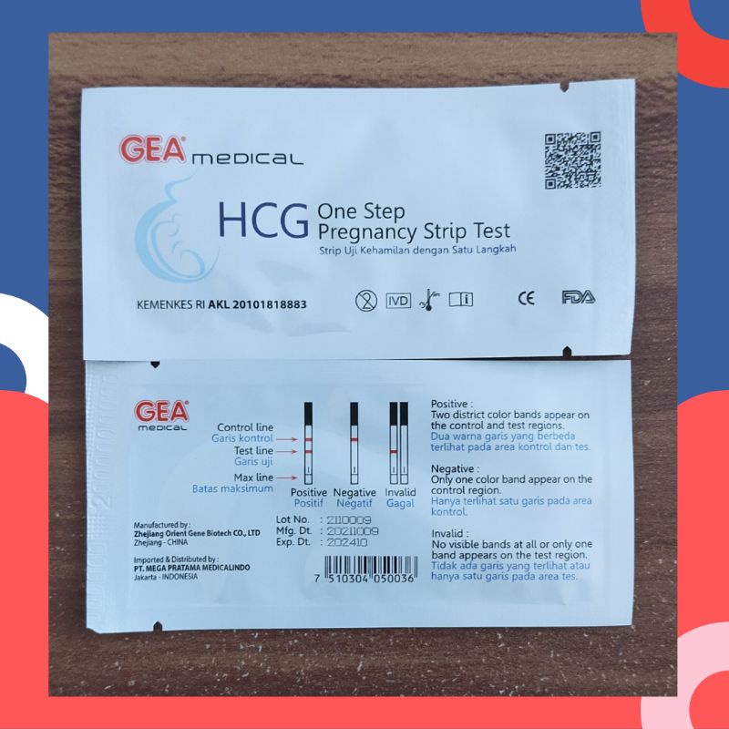 GEA HCG TES KEHAMILAN PER PCS