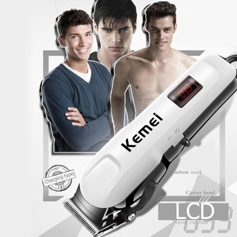 COD Alat Cukur Rambut Kemei KM-809A Cukuran Hair Clipper Rechargeable KM-809A