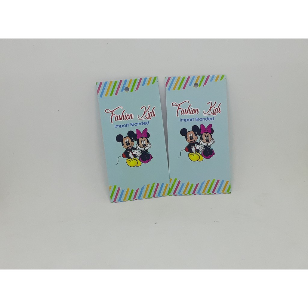 

Paket 500pcs Hangtag & Label merk untuk kaos, baju, jilbab, tas Bebas Desain 3