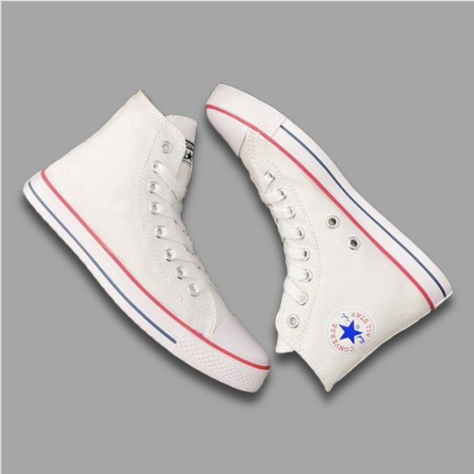 Promo Murah Sepatu Converse All star clasik Sepatu All Star tinggi Hitam Putih sepatu sekolah Pria Wanita