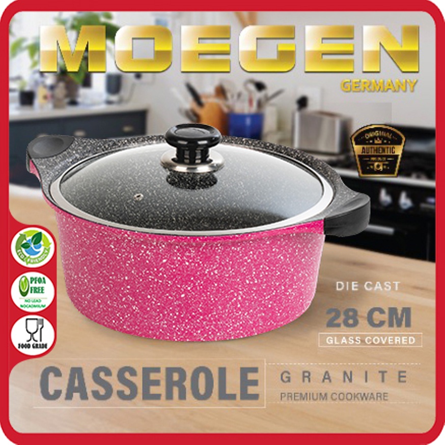 ORIGINAL MOEGEN Germany casserole / stock pot 28cm granite series