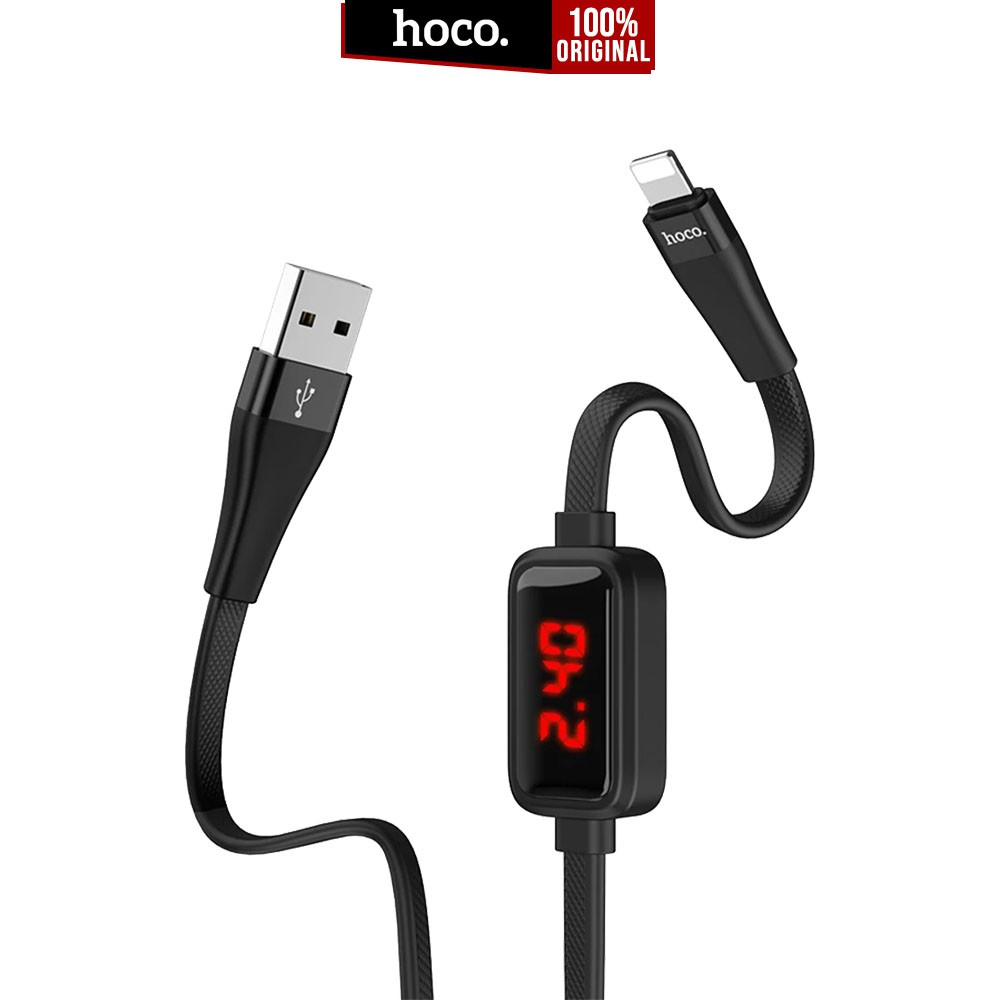 

Kabel Charger Lightning / USB Type C Hoco S4 Timing Charging Sync Data Cable