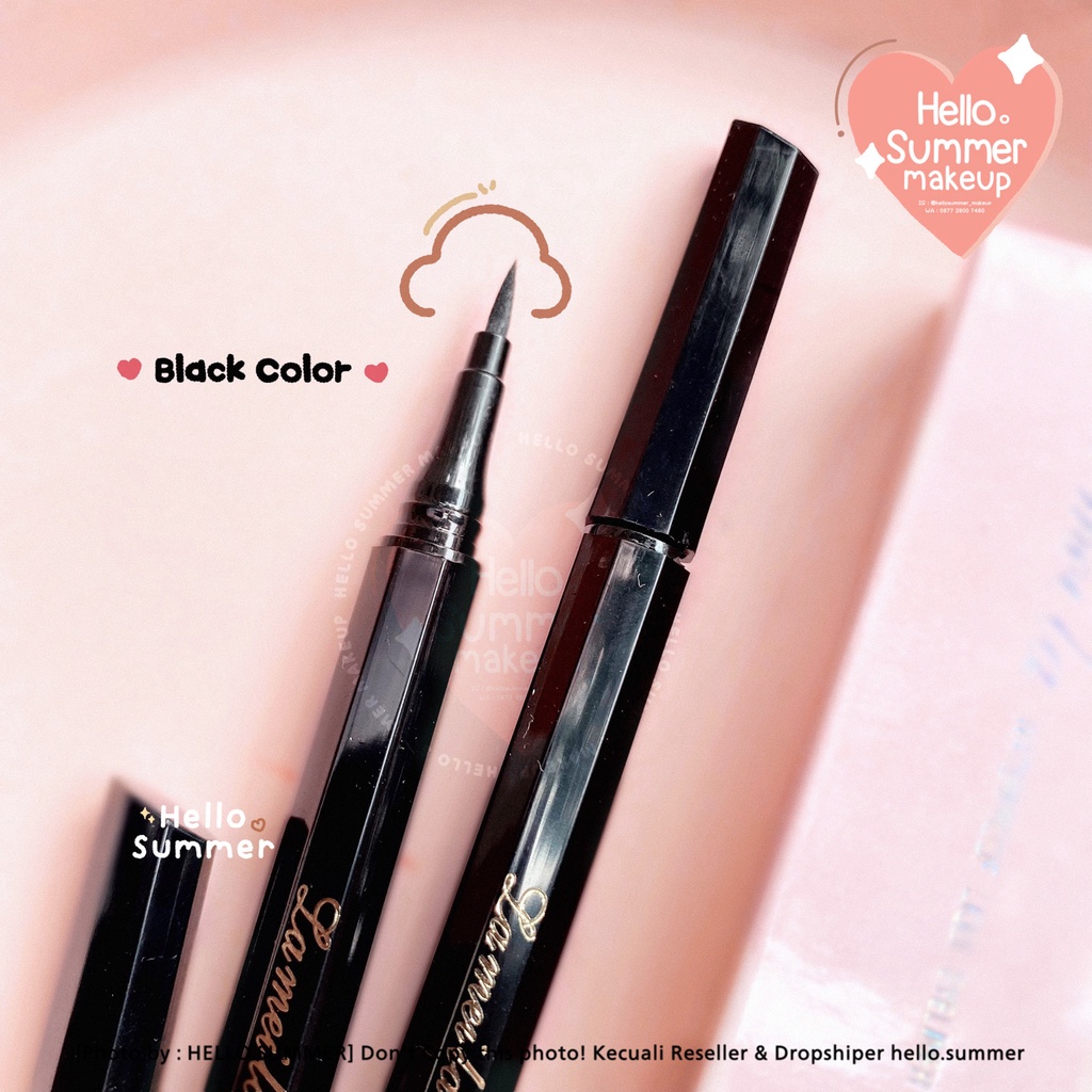 𝐄𝐘𝐄𝐋𝐈𝐍𝐄𝐑 - Daisy Flower Smart Charm Eyeliner Pen Black Color Waterproof