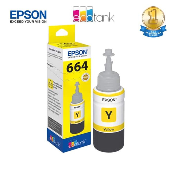 Ink Tinta printer Epson 664 70ml black yellow magenta cyan L120 L121 L110 L210 L220 L310 L350 L355 L360 L365 L380 L385 L405 L485 L555 L565 L1300