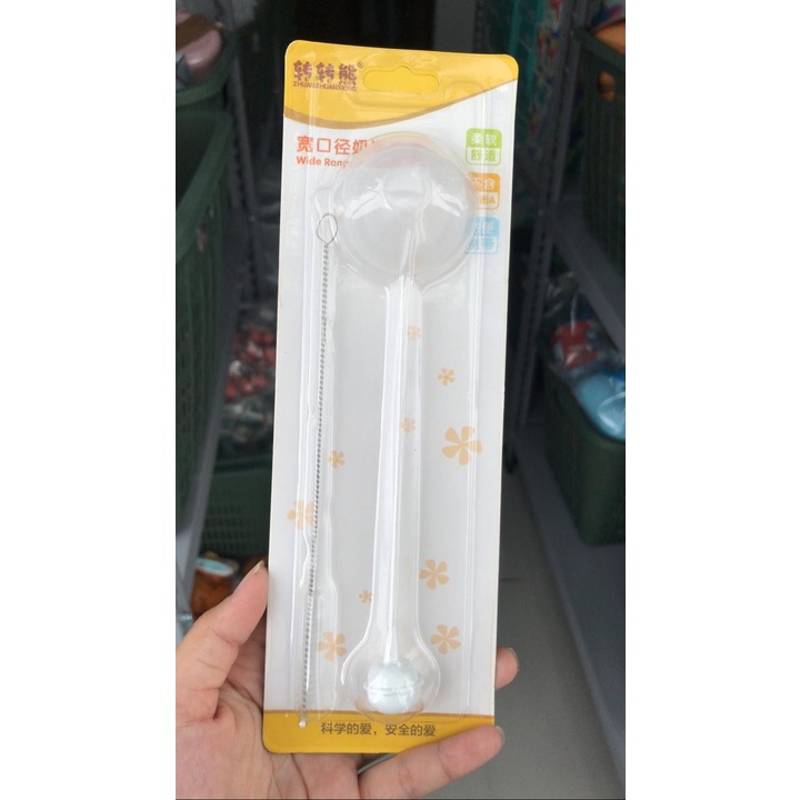 Selang Dot Anticolic Botol Bayi standar Neck + strawbrush