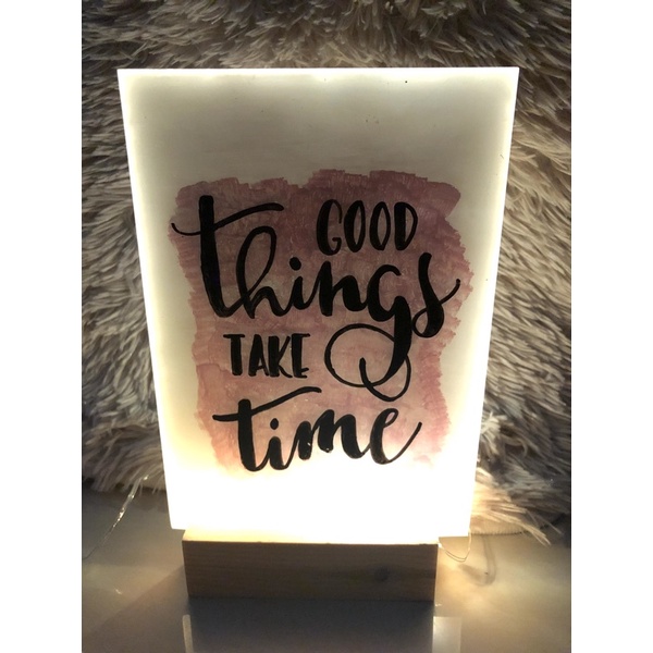 

Custom Akrilik Acrylic Stand Led hadiah kado aesthetic lampu tidur