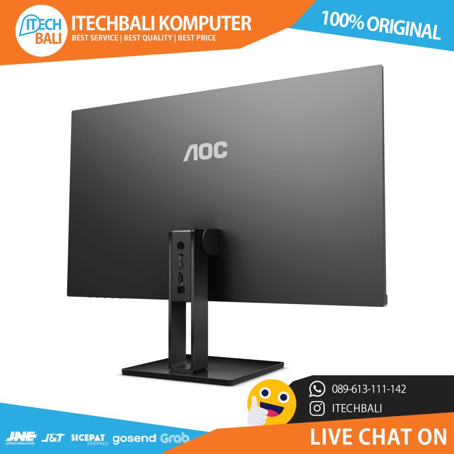 Monitor AOC 24'' 24V2Q Full hd 75hz IPS Freesync | ITECHBALI