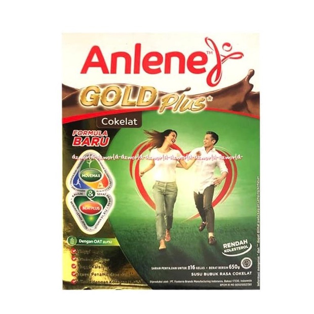 

[COD] Anlene Gold Plus Rasa Coklat Susu Anline Susu Tinggi Kalsium 51+ 650gr [COD]