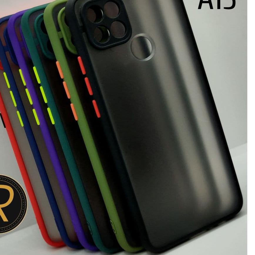 [PREMIUM] Casing Oppo A15/A15s Dove Case Silikon Softcase List Warna Hijau Biru Hitam Merah Hardcase