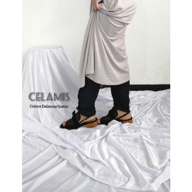 CELAMIS PANJANG POLOS SERUT BAWAH. CELANA ALADIN. CELANA DALAMAN GAMIS. CELANA RUMAHAN LEGING DALEMAN HIJAB CELANA LEGING