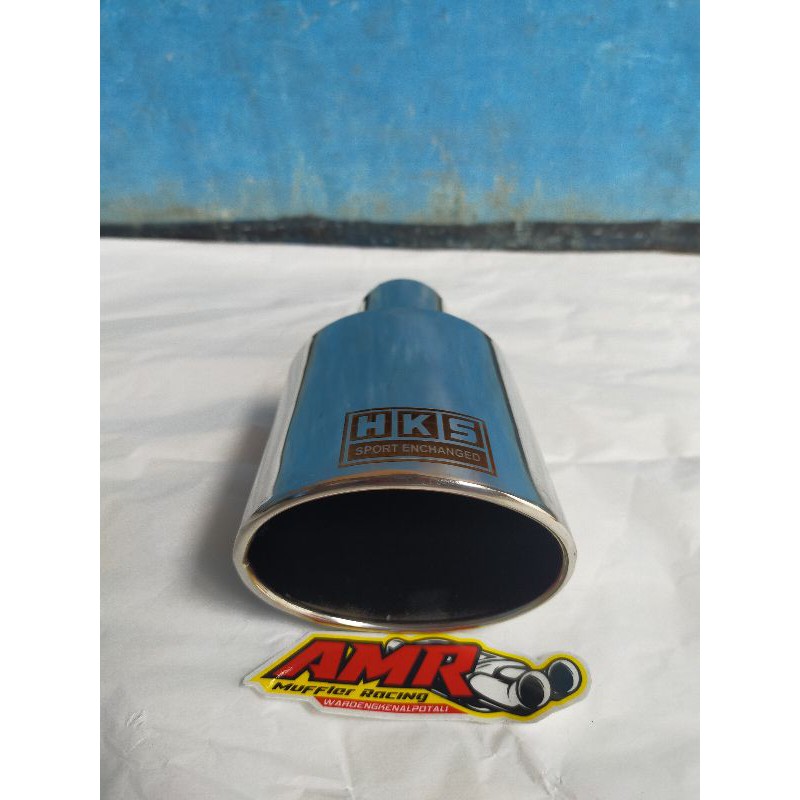 Knalpot Mobil Racing HKS SUOS OVAL SOLAR/BENSIN