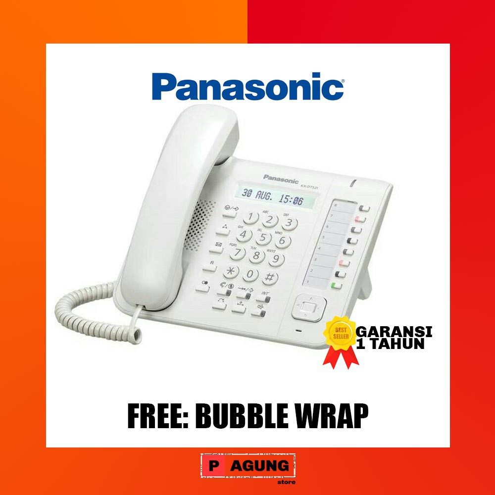 Telepon Digital Panasonic KX - DT521 PABX - Putih