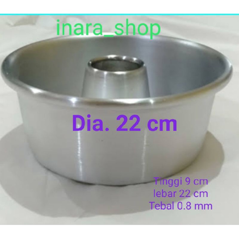 Loyang Tulban 22cm/loyang polos/loyang bolu/loyang bulat