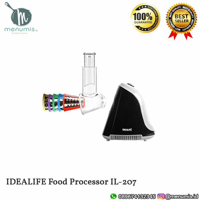 IDEALIFE Food Processor IL-207