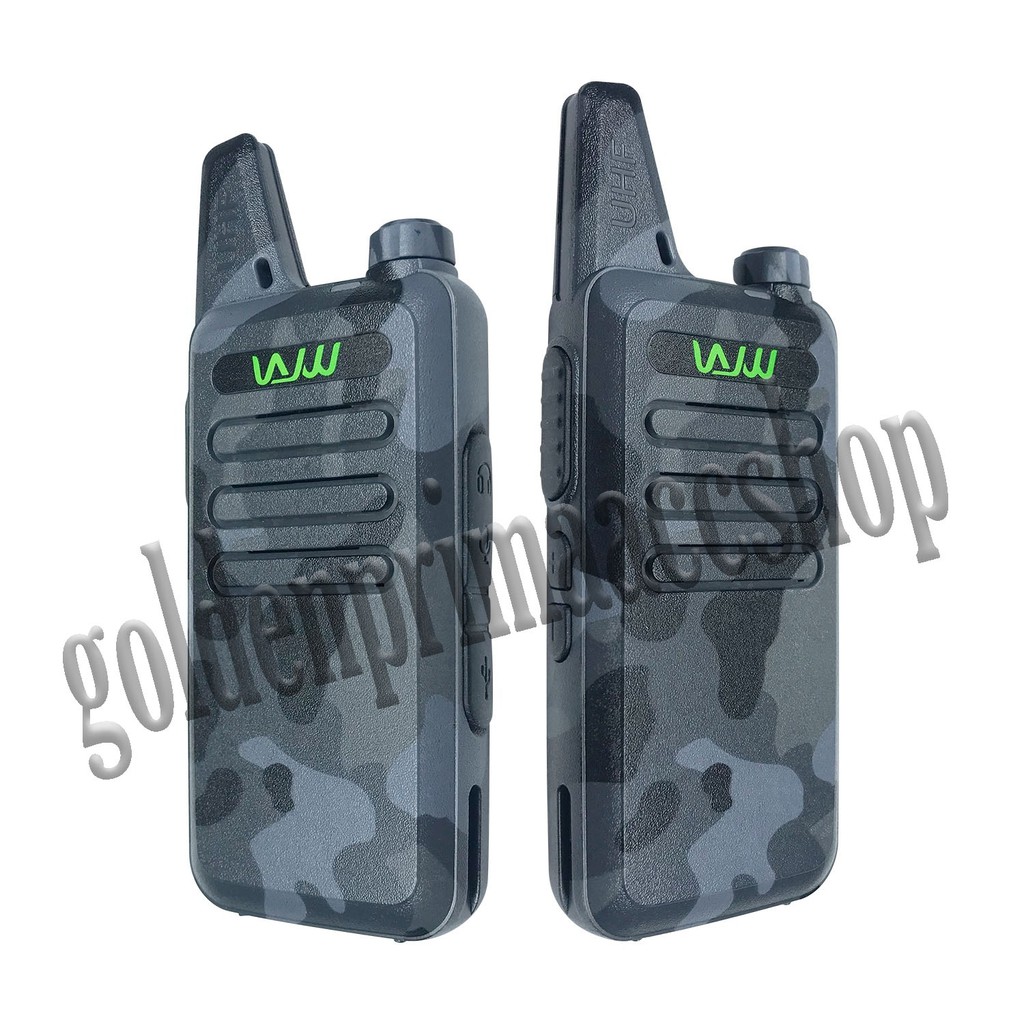 Paket FBI HT WLN KD-C1 Two-Way Radio -LORENG ABU ( ISI 2pcs)