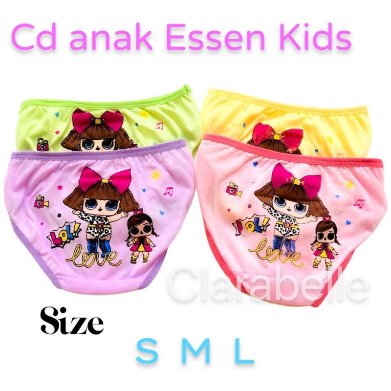 Celana Dalam Anak Perempuan ESSEN KIDS CD Anak Murah