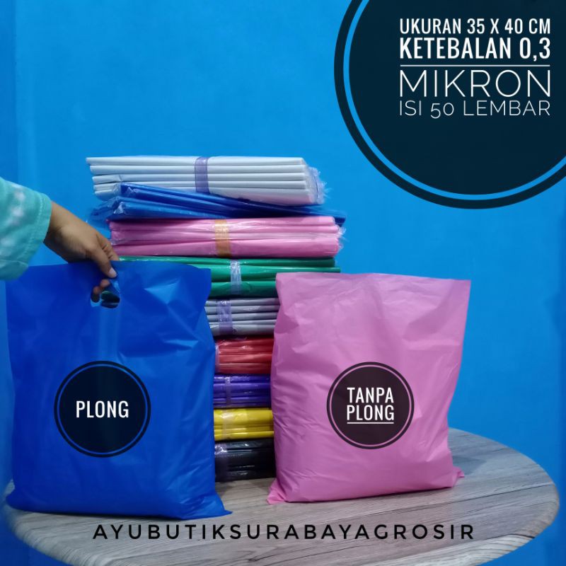 

Plastik packing 35 x 40 / plastik olshop / shoping bag