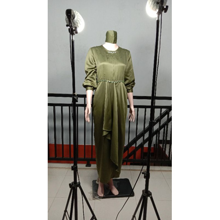 Jasa Jahit Part Dress Modern Kombinasi Payet