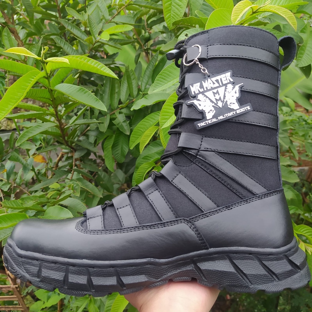 SEPATU PDL NINJA MR MASTER KULIT SAPI ASLI SEPATU PDL DINAS LAPANGAN TNI POLRI SECURITY SATPAM