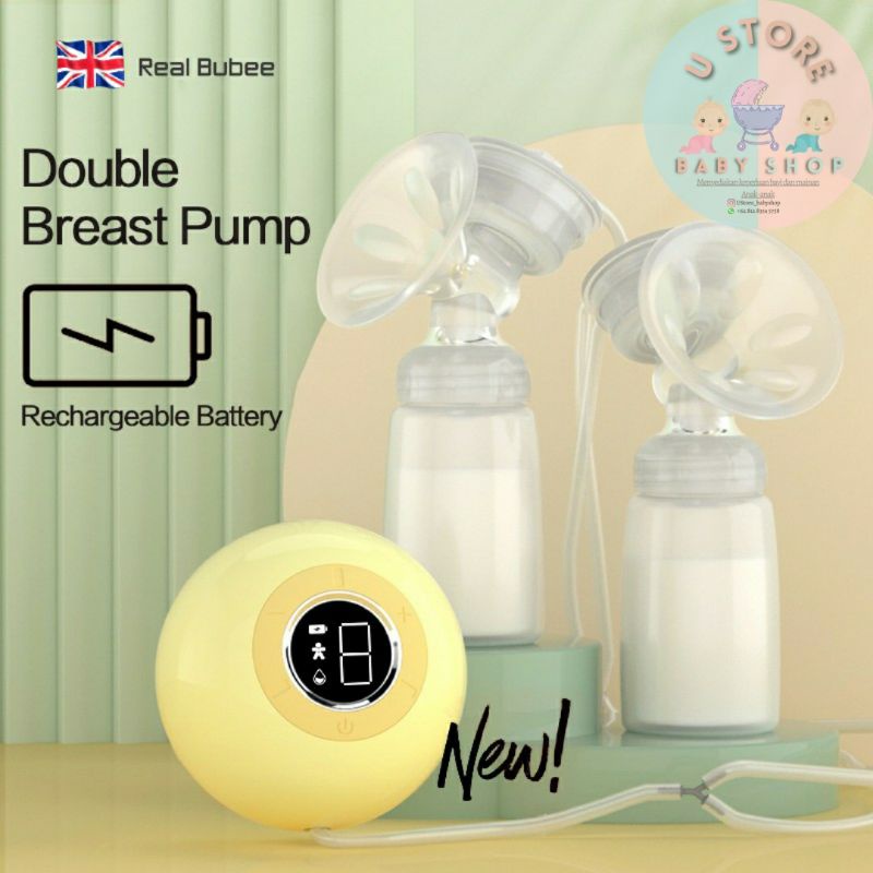 Real Bubee breast pump Elektrik Rechargeable / Pompa Asi Elektrik Sondkoo / breast pump Elektric Otomatis Real Bubee RBX-8029