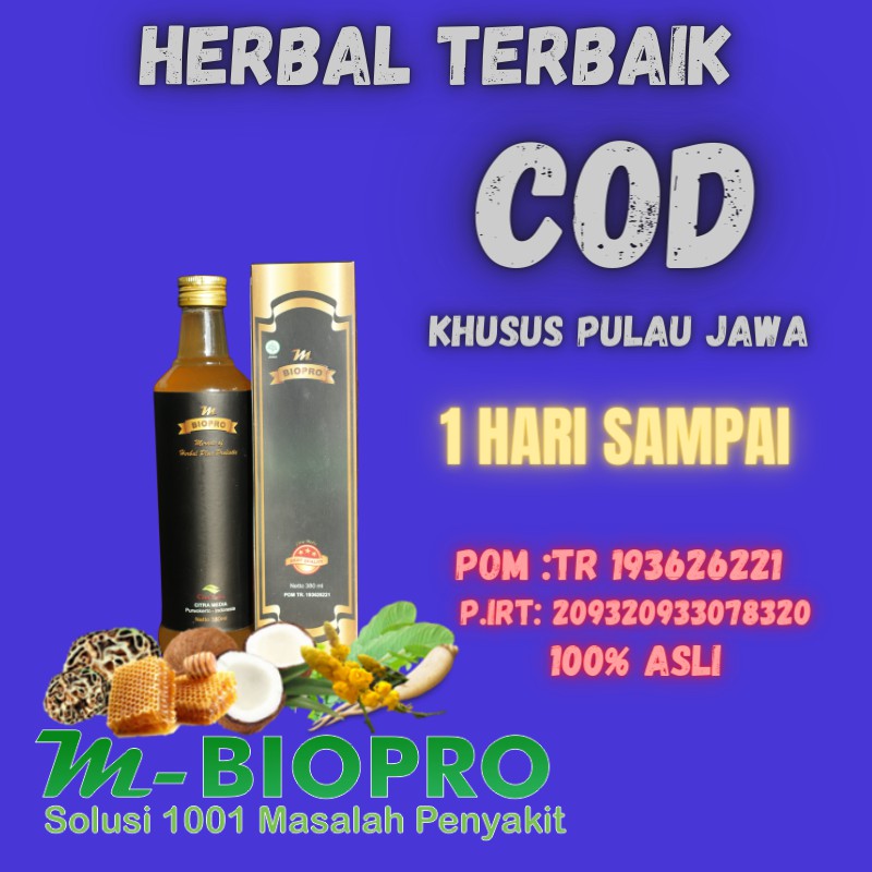 Mbiopro M Biopro M Bio Pro Original Herbal Asli Obat Gagal Ginjal TBC Tumor Kanker Asma Herbal