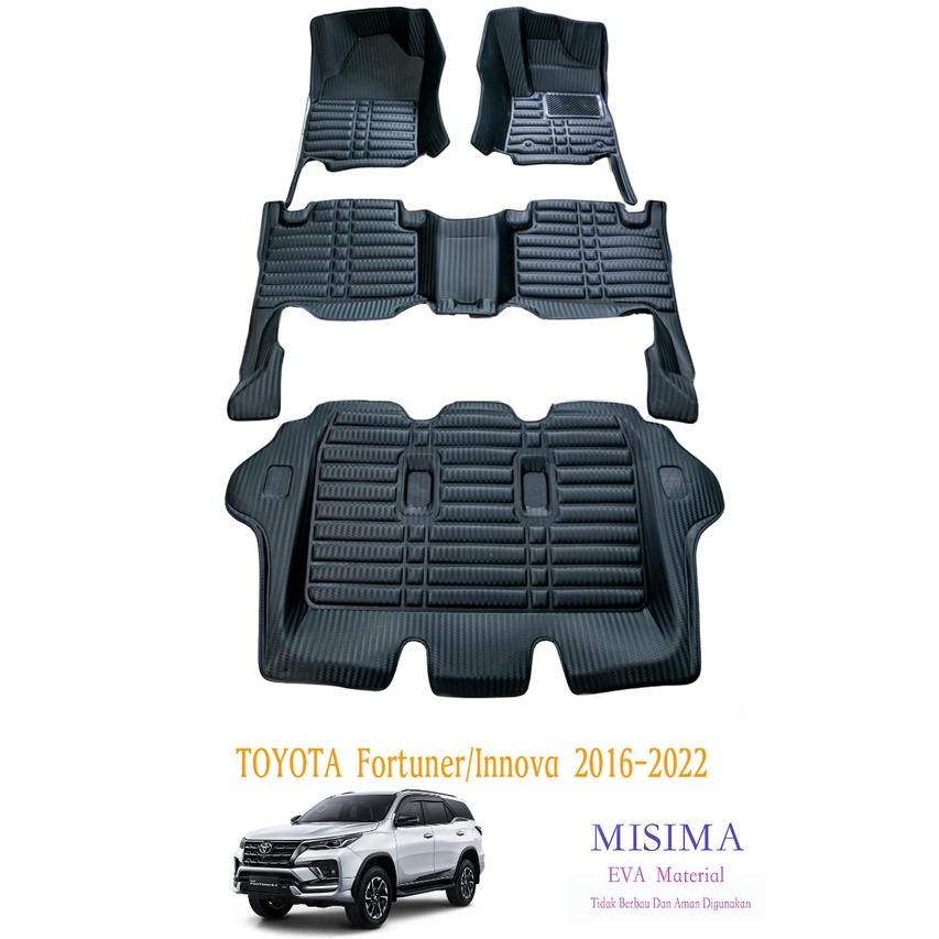 KARPET 5D/CAR MATS MOBIL TOYOTA FORTUNER 2016-2022