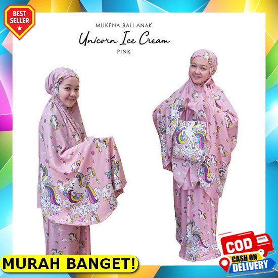 Mukena Anak Tk Katun Jepang Premium Baby Rose Pink Mkd 440 Pusat Mukena Tasik - Mukena Bali Anak Uni