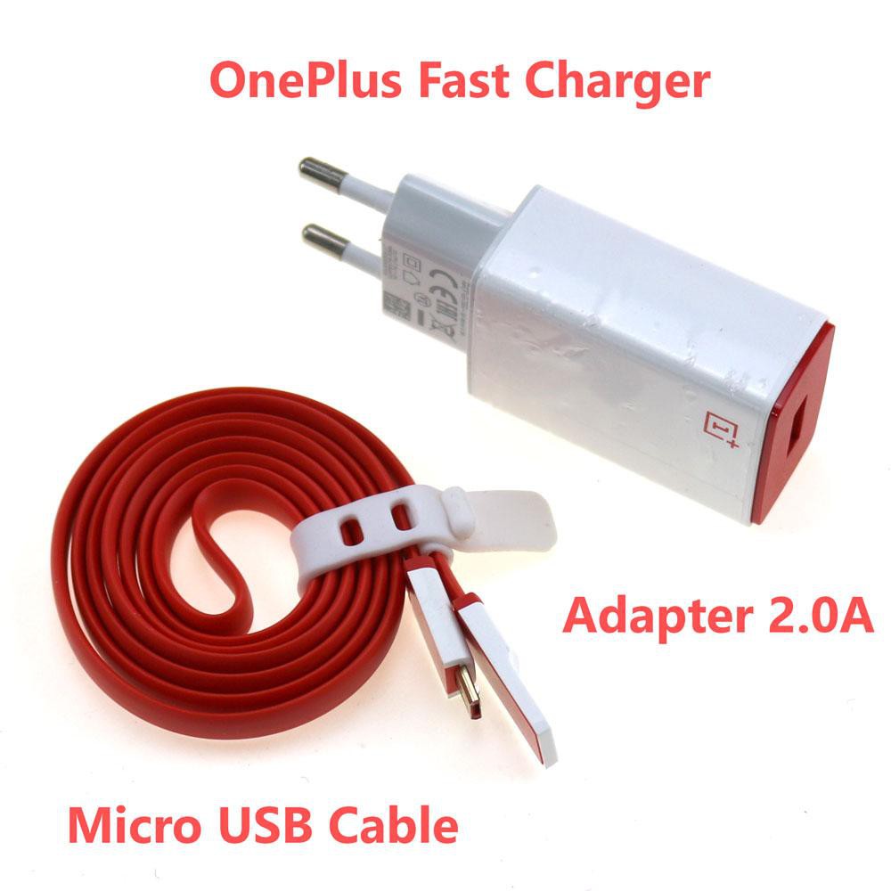 Original 100% Charger Oneplus Fast Charging Micro USB 2A /CASAN / CHARGER / PENGISI DAYA BATERAI HP