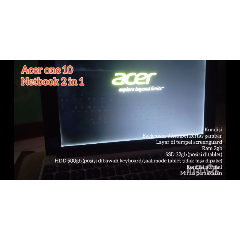 Acer one 10 laptop tablet