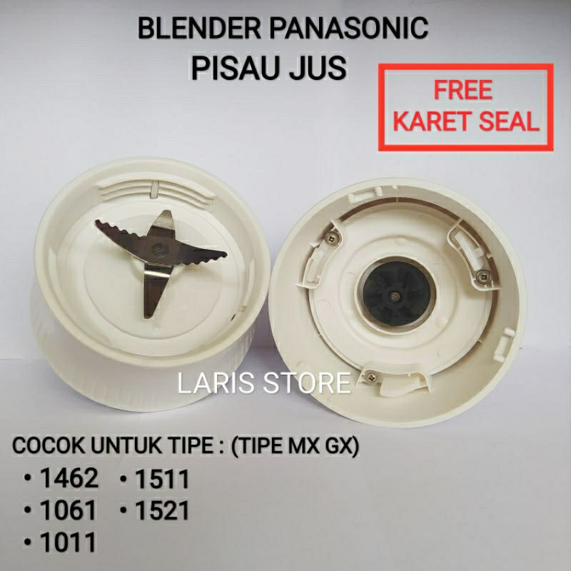 Pisau Mounting Jus + Karet Seal Blender Panasonic MX GX 1462 1061 1011 1511 1521 Dll Berkualitas