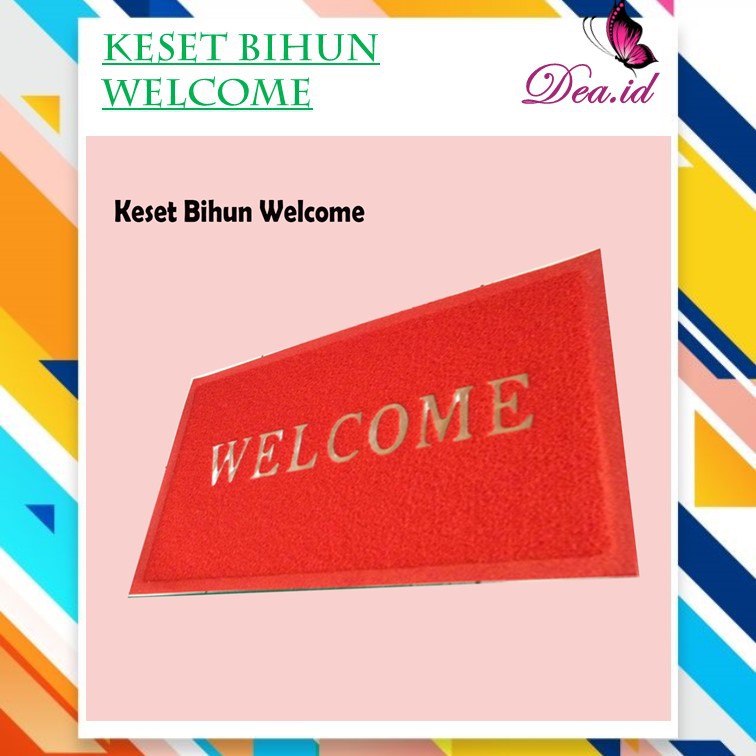 [DEASHOP] KESET BIHUN WELCOME / KESET KAKI ANTI SLIP