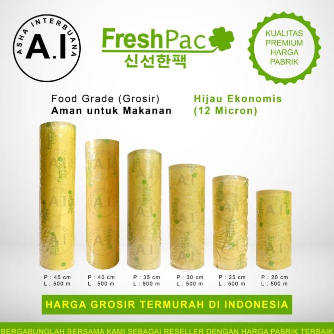 

Big Sale Freshpac Plastik Cling Wrap - Plastik Wrapping - Pembungkus Makanan Big Sale