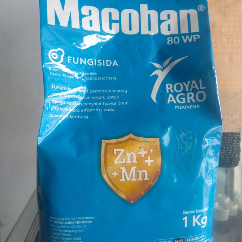 Macoban Blue ba.mancozeb 80WP 1kg
