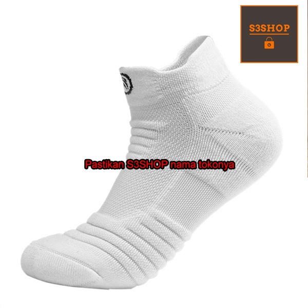 Kaos Kaki Pendek Olahraga Basket Fitness Gym Sports Premium Ankle Socks Tebal