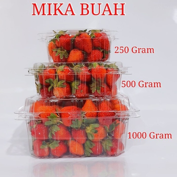 Mika Buah MB 800 + Kancing / Mika Sayur Buah Mika Stroberi Strawberry