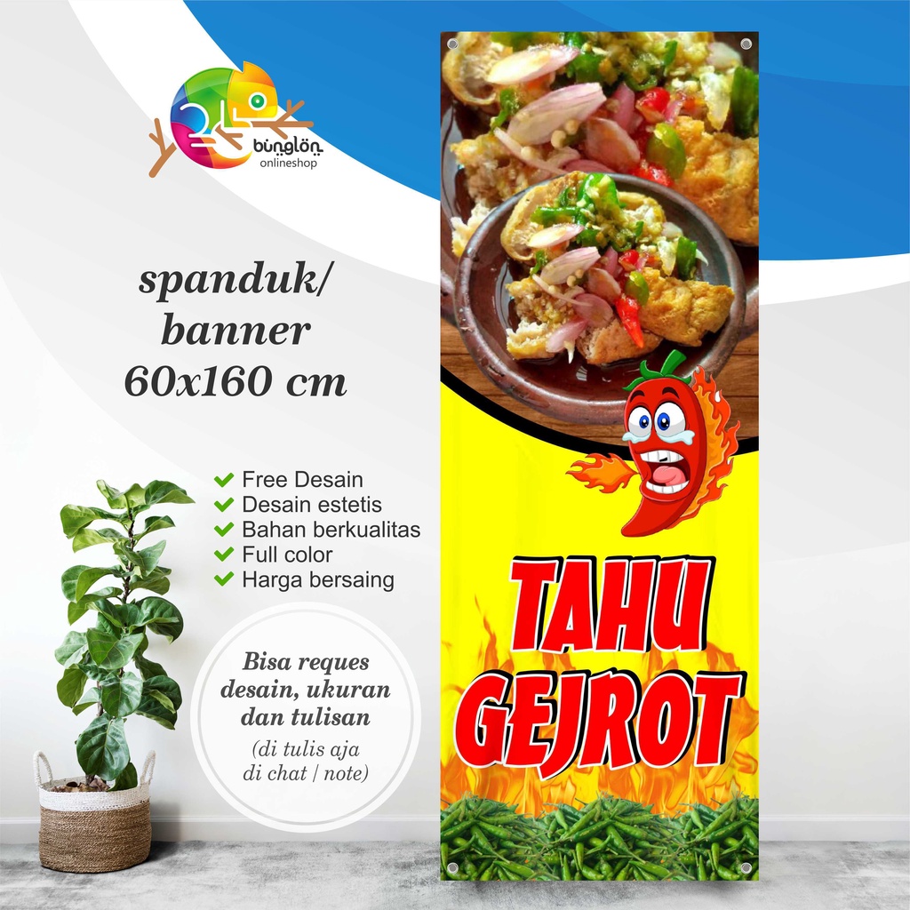 Spanduk Banner Tahu Gejrot