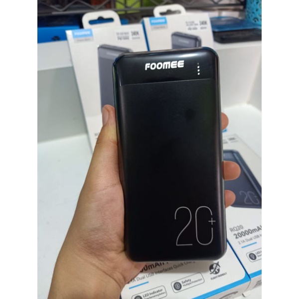 POWER BANK Foomee FAST CHARGING⚡ 20.000 mAh RQ20 dual USB 2.1A MAX