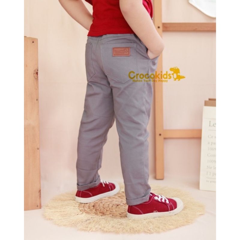 CELANA CHINO ANAK PANJANG KAIN TWILL STREET MELAR 1-12 TAHUN