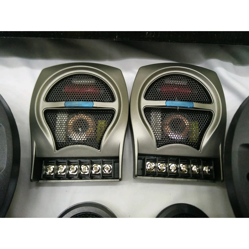 Car Audio Mobil Speaker Split Rockbox RB-6500C 2 Way 6 Inch Lengkap Tweeter Mid Bass Crossover Pasif