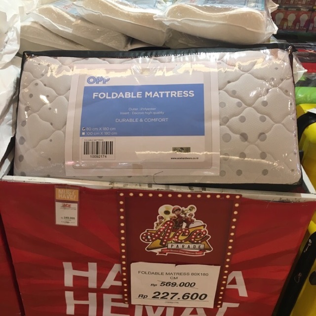 DISKON Kasur Lipat Ace Hardware 80x180 Foldable Matress 