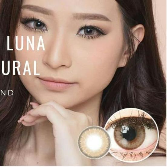➣ SOFTLENS EOS LUNA NATURAL ALMOND / BISA MINUS - ALMOND NORMAL ☁