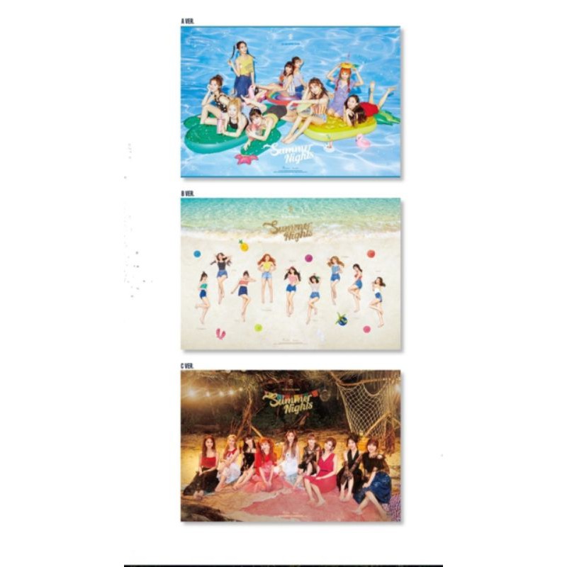 Poster Twice Summer Nights (+Tube/pipa utk pengirimanny)