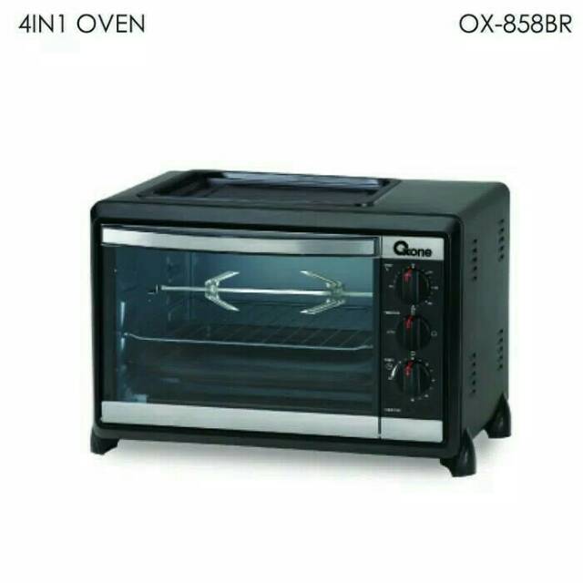 Oxone Ox-858BR 4in1 Oven Listrik Alat Panggang Kue dan Daging Ox 858BR Elektrik Pemanas Brownis