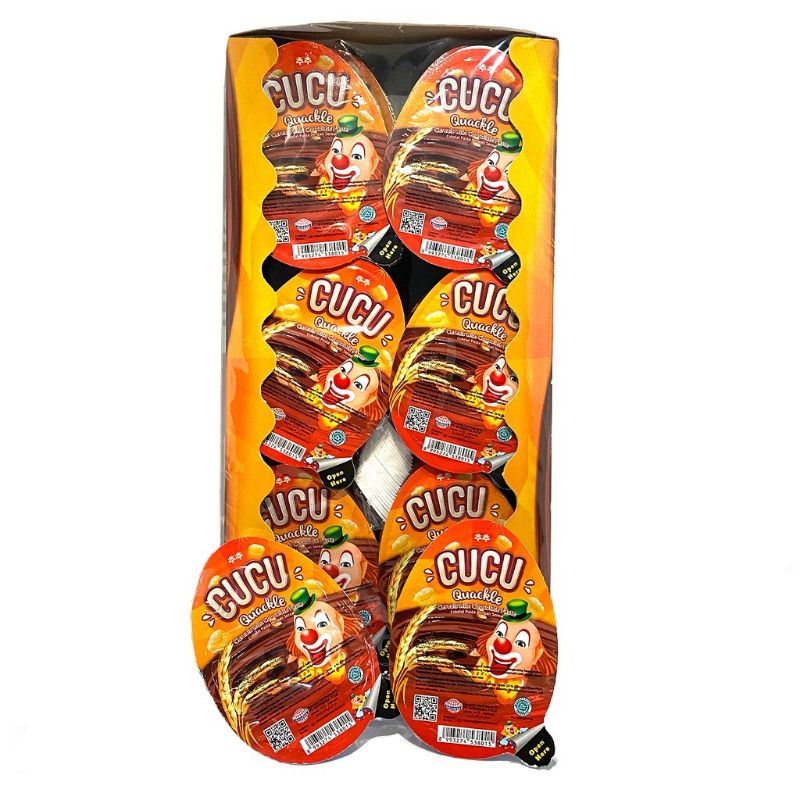 cucu rice crispy cucurice Coklat Cucu Quackle 1 Pack isi 24 pcs Kinderjoy Nyam Nyam