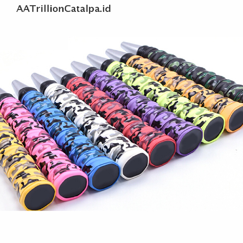 Aatrillioncatalpa Tape Grip Raket Tenis / Badminton Anti slip Menyerap Keringat